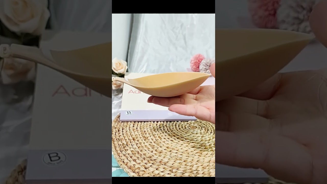 Flat-to-3D Adhesive Bra Demonstration | XS Lingerie #adhesivebra #siliconebra #invisiblebra