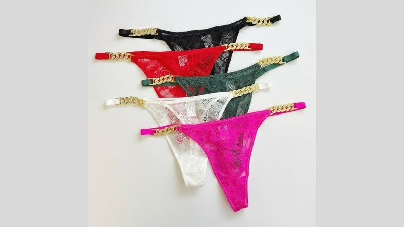 5 colors sexy thongs