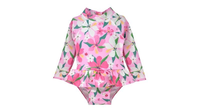 UPF 50+ Long Sleeve Rash Guard Swimsuits