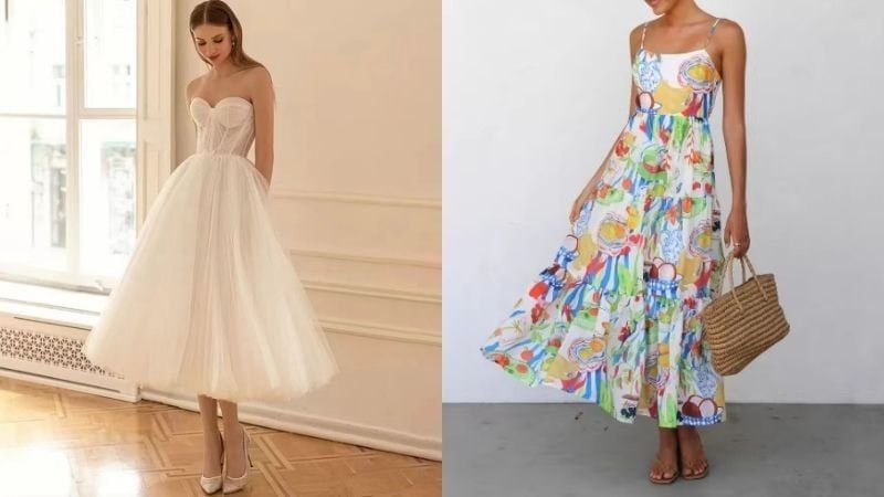 Wedding dress collection vs. everyday retail collection