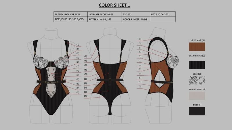 lingerie tech pack